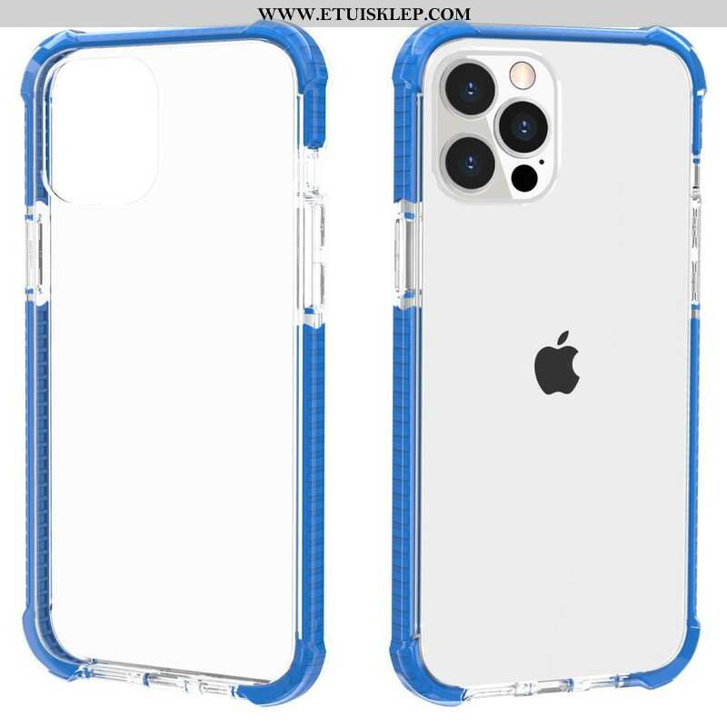 Etui do iPhone 13 Pro Przezroczyste Krawędzie Silikonowe